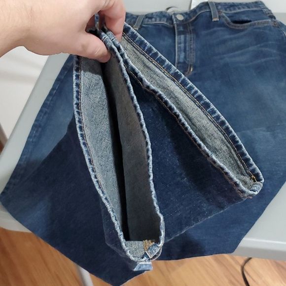 GAP dark wash 32x31 stretch size 14 boot cut jeans - Picture 8 of 8